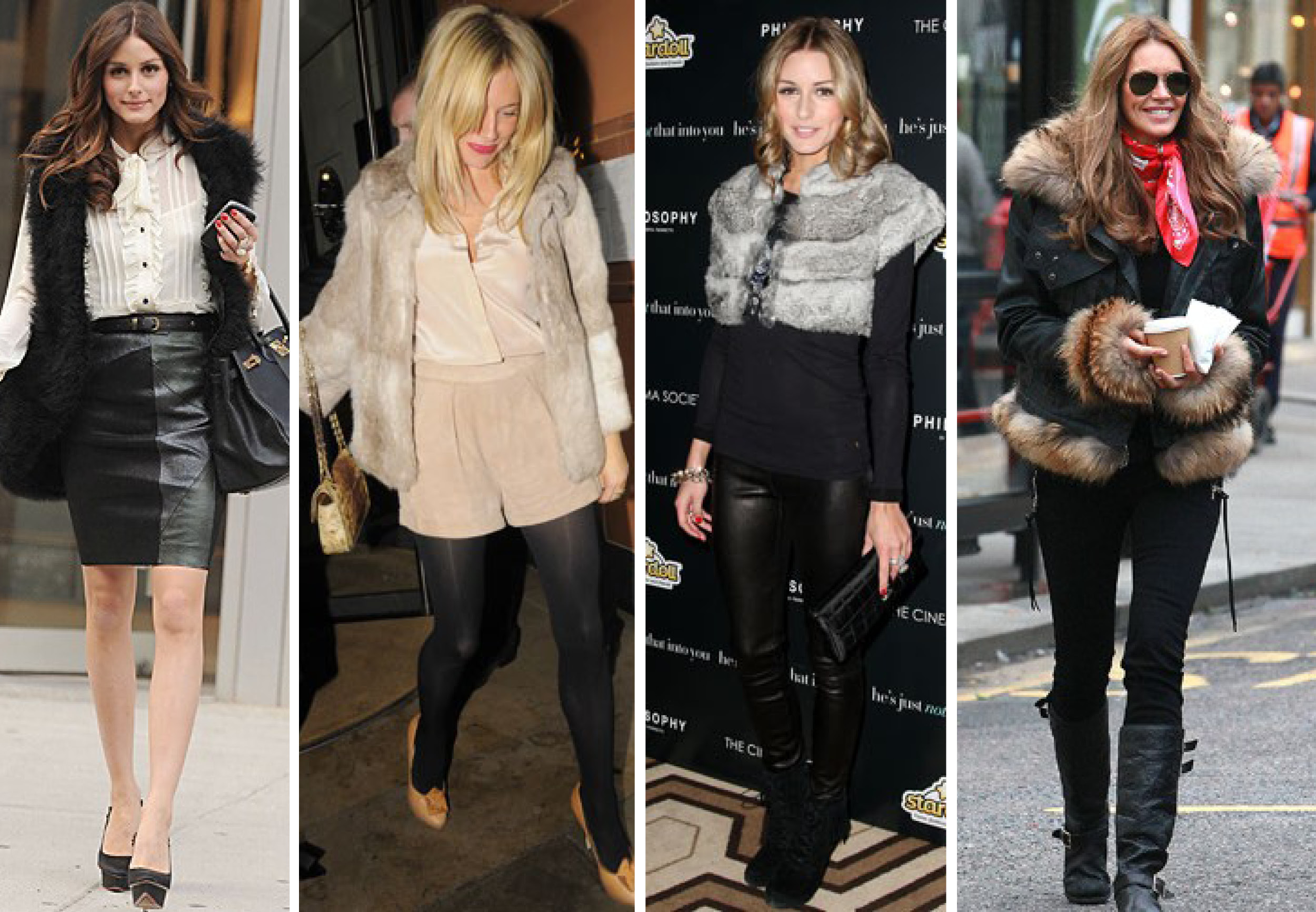 Celebrity faux sale fur coat